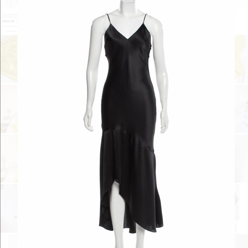Cami NYC Black Silk Dress